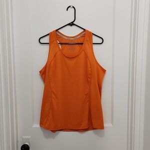 L.L. Bean Women's Orange Racerback Tank Top Size Large
